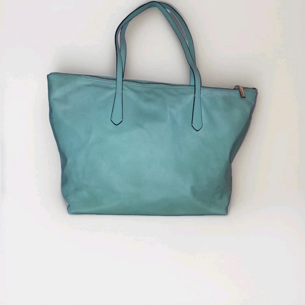 Kate Spade New York Mint‎ Green Nylon Tote with Dual Straps. 14×11×6.